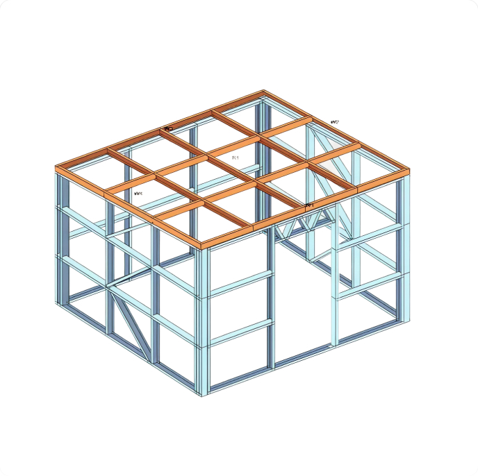 Metal structure preview